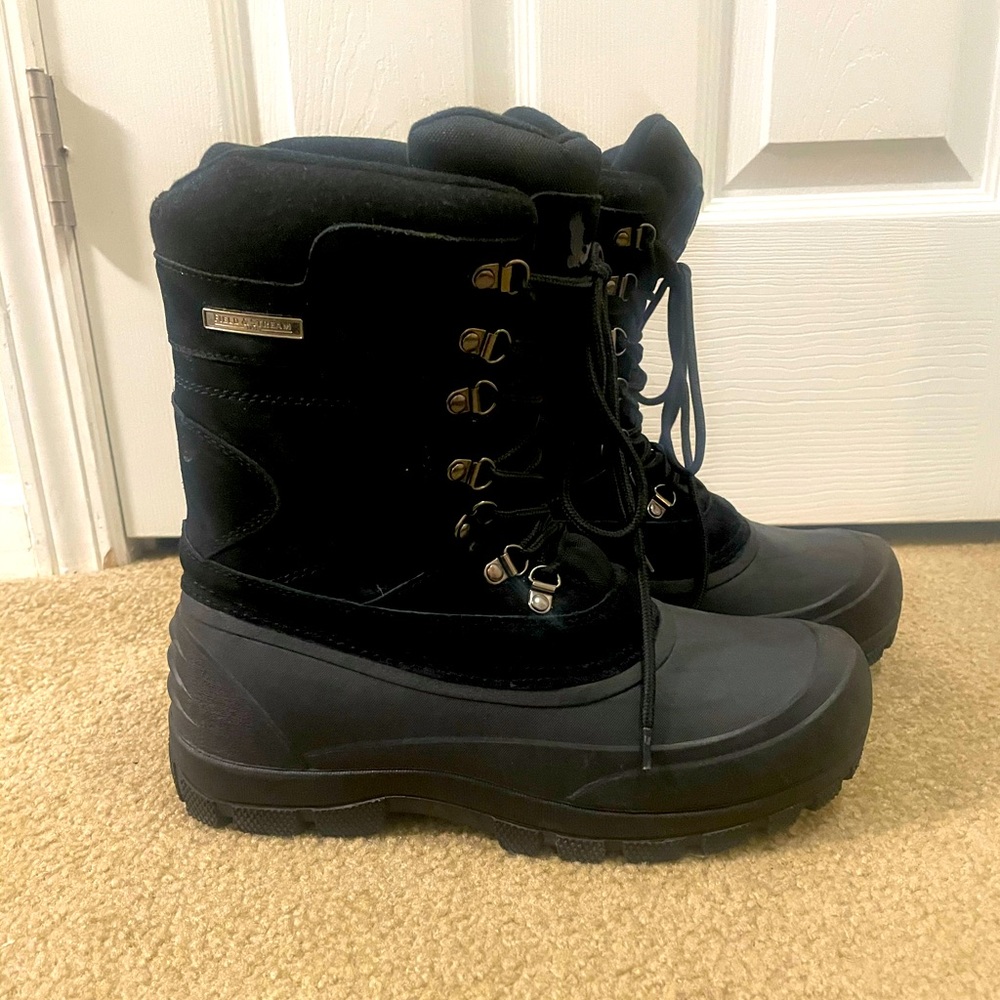 Field & Stream Men's Suede Thinsulate Insulated Pac Snow Boots